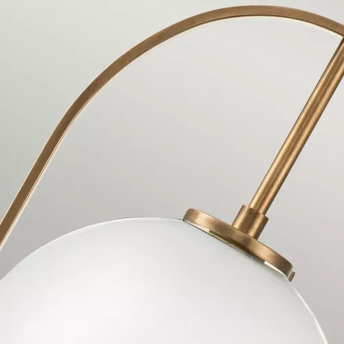 Lampa wisząca Somerset - 1 źródło światła - Klasyczny mosiądz