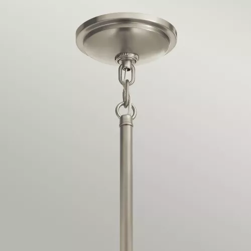 Lampa wisząca Tollis - 1 źródło światła - Szczotkowany nikiel