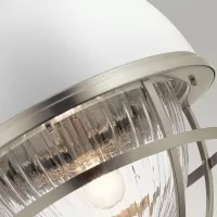 Lampa wisząca Tollis - 1 źródło światła - Szczotkowany nikiel