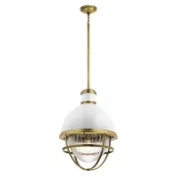 Lampa wisząca Tollis - 1 źródło światła - Naturalny mosiądz