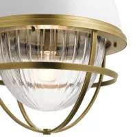 Lampa wisząca Tollis - 1 źródło światła - Naturalny mosiądz