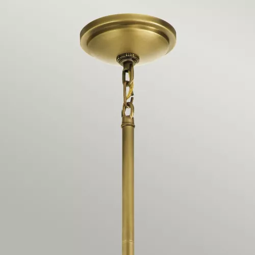 Lampa wisząca Tollis - 1 źródło światła - Naturalny mosiądz