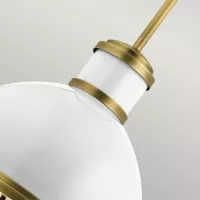 Lampa wisząca Tollis - 1 źródło światła - Naturalny mosiądz