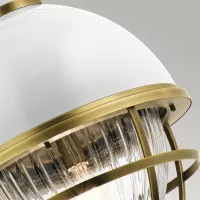 Lampa wisząca Tollis - 1 źródło światła - Naturalny mosiądz