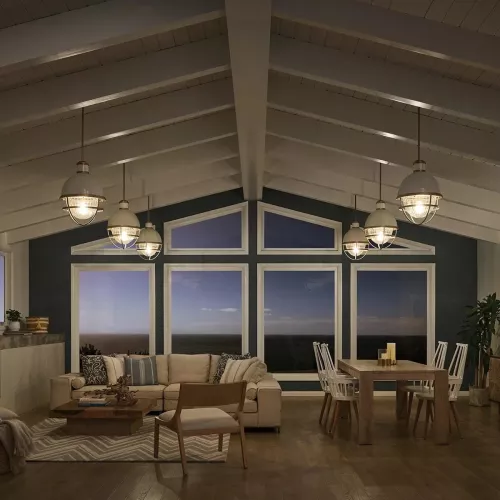 Lampa wisząca Tollis - 1 źródło światła - Naturalny mosiądz