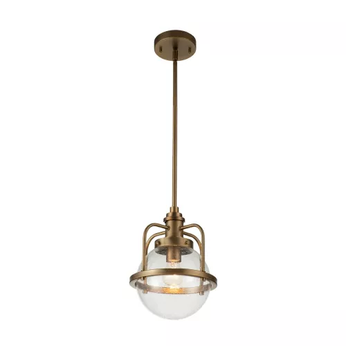 Lampa wisząca / półplafon Triocent - 1 źródło światła - Naturalny mosiądz