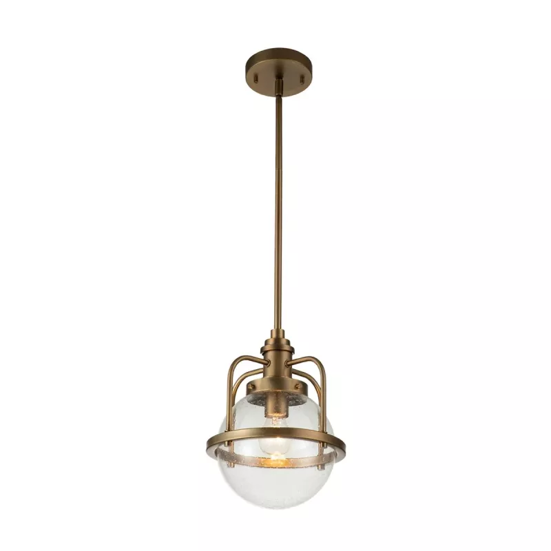 Lampa wisząca / półplafon Triocent - 1 źródło światła - Naturalny mosiądz