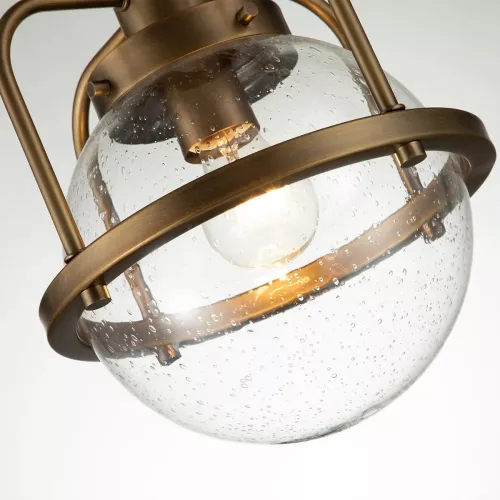 Lampa wisząca / półplafon Triocent - 1 źródło światła - Naturalny mosiądz