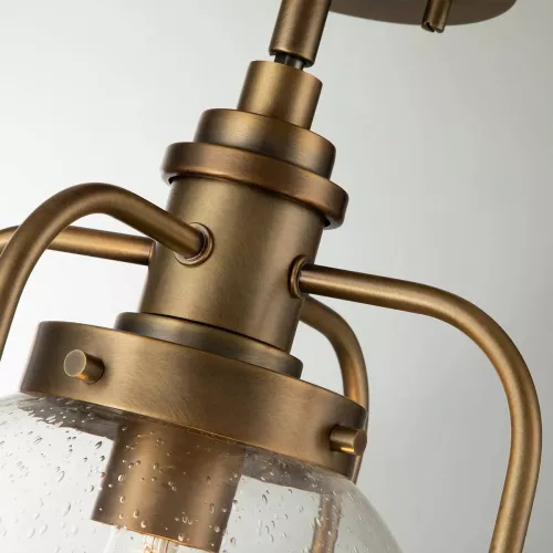 Lampa wisząca / półplafon Triocent - 1 źródło światła - Naturalny mosiądz