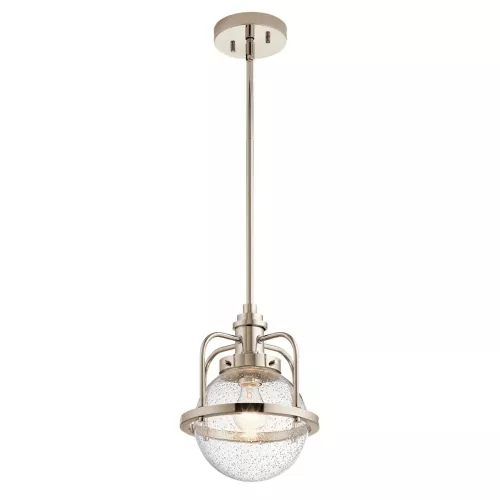 Lampa wisząca / półplafon Triocent - 1 źródło światła - Polerowany nikiel