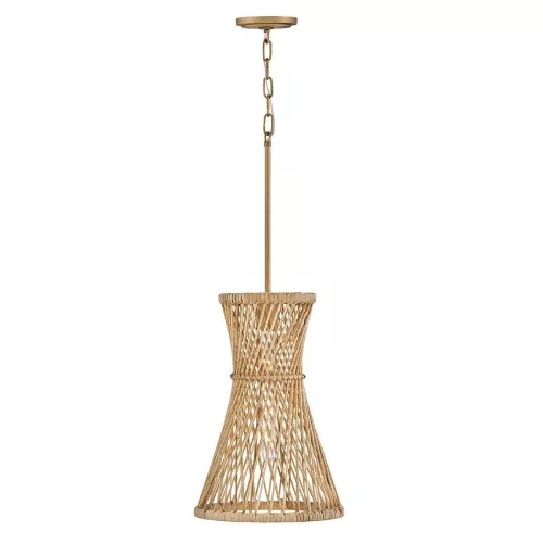 Lampa wisząca Twyla - 1 źródło światła - Oksydowane złoto