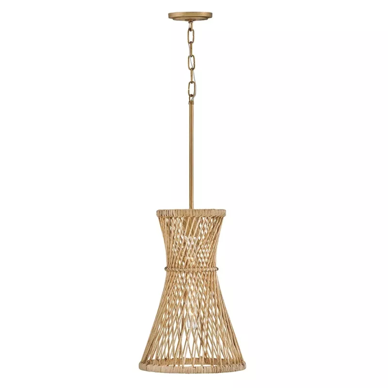 Lampa wisząca Twyla - 1 źródło światła - Oksydowane złoto