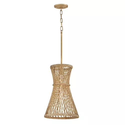Lampa wisząca Twyla - 1 źródło światła - Oksydowane złoto