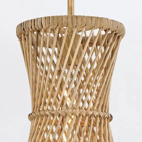 Lampa wisząca Twyla - 1 źródło światła - Oksydowane złoto