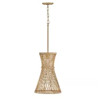 Lampa wisząca Twyla - 1 źródło światła - Oksydowane złoto