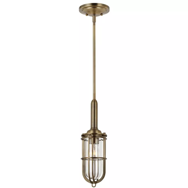 Lampa wisząca Urban Restoration - 1 źródło światła - Ciemny, antyczny mosiądz