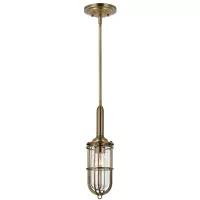 Lampa wisząca Urban Restoration - 1 źródło światła - Ciemny, antyczny mosiądz
