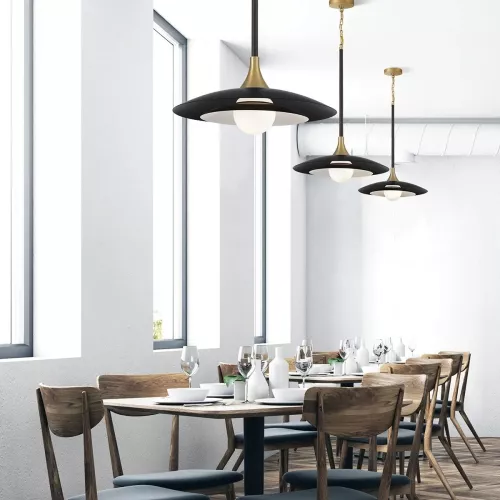 Lampa wisząca Welsh - Matowa czerń