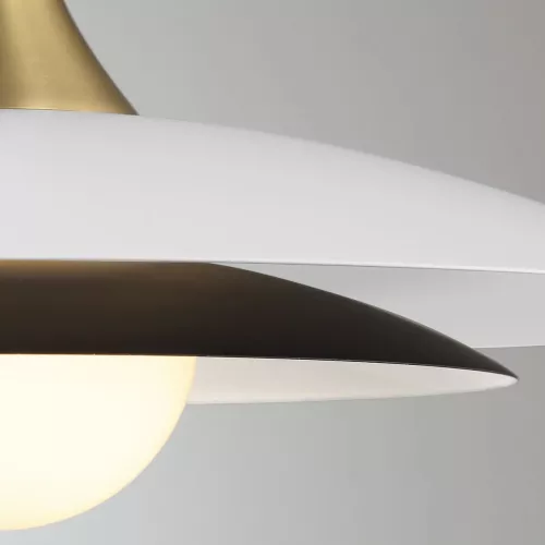 Lampa wisząca Welsh - Matowa biel