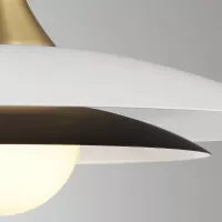 Lampa wisząca Welsh - Matowa biel