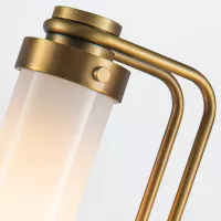 Lampa stołowa Wynwood - 1 źródło światła - Vintage mosiądz
