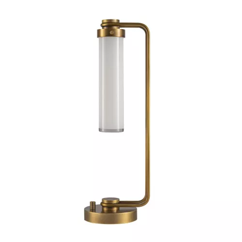 Lampa stołowa Wynwood - 1 źródło światła - Vintage mosiądz