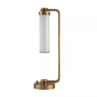 Lampa stołowa Wynwood - 1 źródło światła - Vintage mosiądz