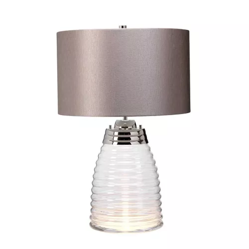 Lampa stołowa Milne - 2 źródła światła - Polerowany nikiel