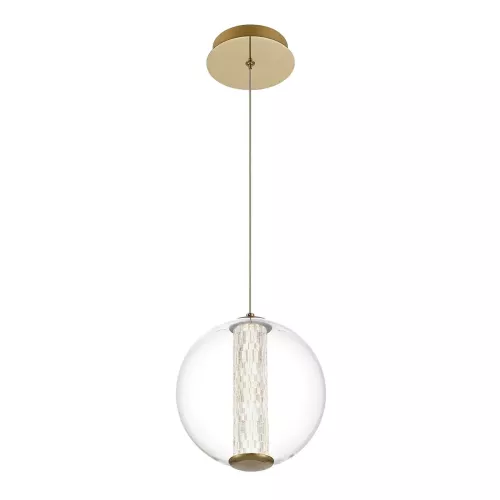 Lampa wisząca Atomo - 1 źródło światła - Szczotkowane złoto