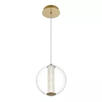 Lampa wisząca Atomo - 1 źródło światła - Szczotkowane złoto