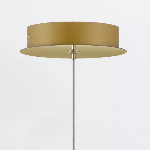 Lampa wisząca Atomo - 1 źródło światła - Szczotkowane złoto