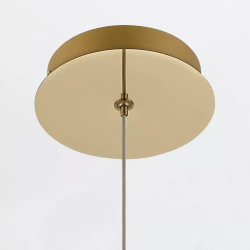 Lampa wisząca Atomo - 1 źródło światła - Szczotkowane złoto