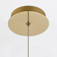 Lampa wisząca Atomo - 1 źródło światła - Szczotkowane złoto