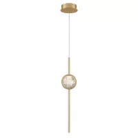 Lampa wisząca Barletta - 1 źródło światła - Szczotkowane złoto