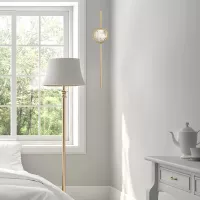 Lampa wisząca Barletta - 1 źródło światła - Szczotkowane złoto