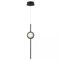 Lampa wisząca Barletta - 1 źródło światła - Matowa czerń