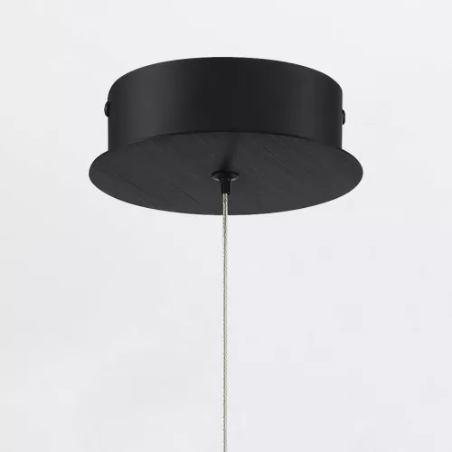 Lampa wisząca Barletta - 1 źródło światła - Matowa czerń
