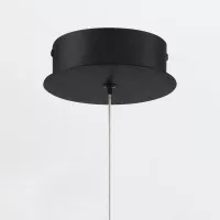 Lampa wisząca Barletta - 1 źródło światła - Matowa czerń