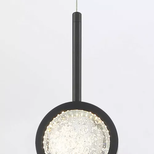 Lampa wisząca Barletta - 1 źródło światła - Matowa czerń