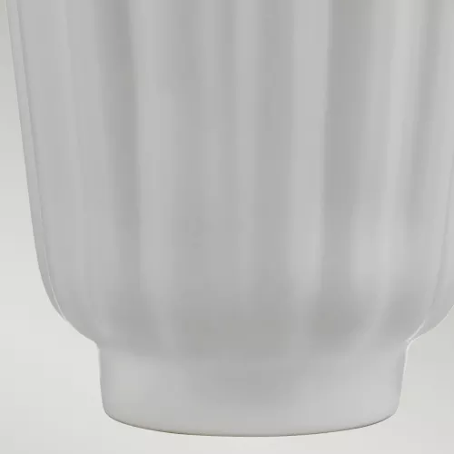 Lampa stołowa Bexley - 1 źródło światła - Biały, polerowany nikiel