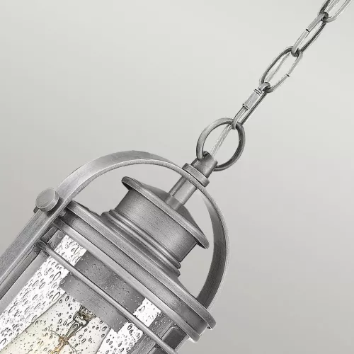 Latarnia wisząca Booker - 1 źródło światła - Przemysłowe aluminium